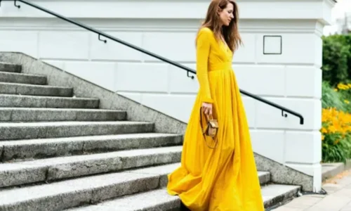 С какой обувью носить длинные платья зимой